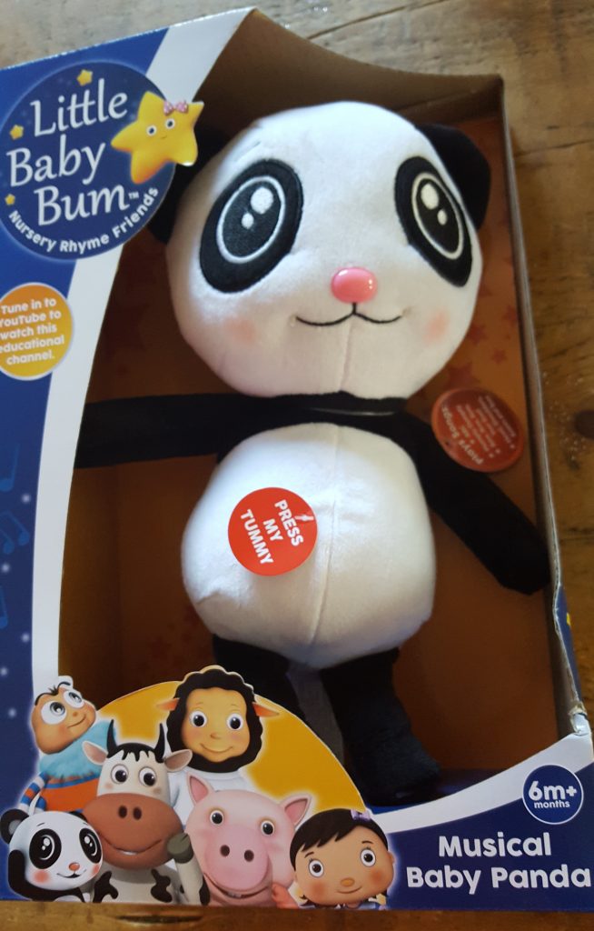panda toy in it's packaging