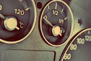 speed dials of a car