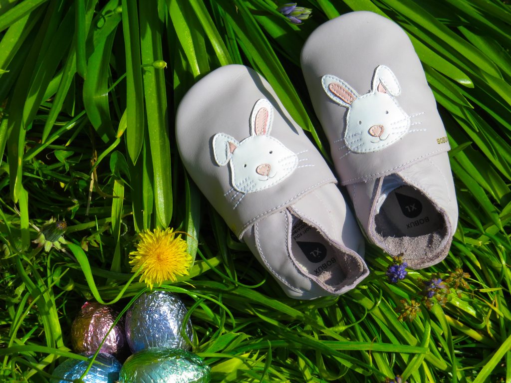 bobux grey bunny slippers