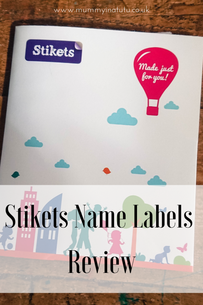 The closed packet of stikets name labels basic pack