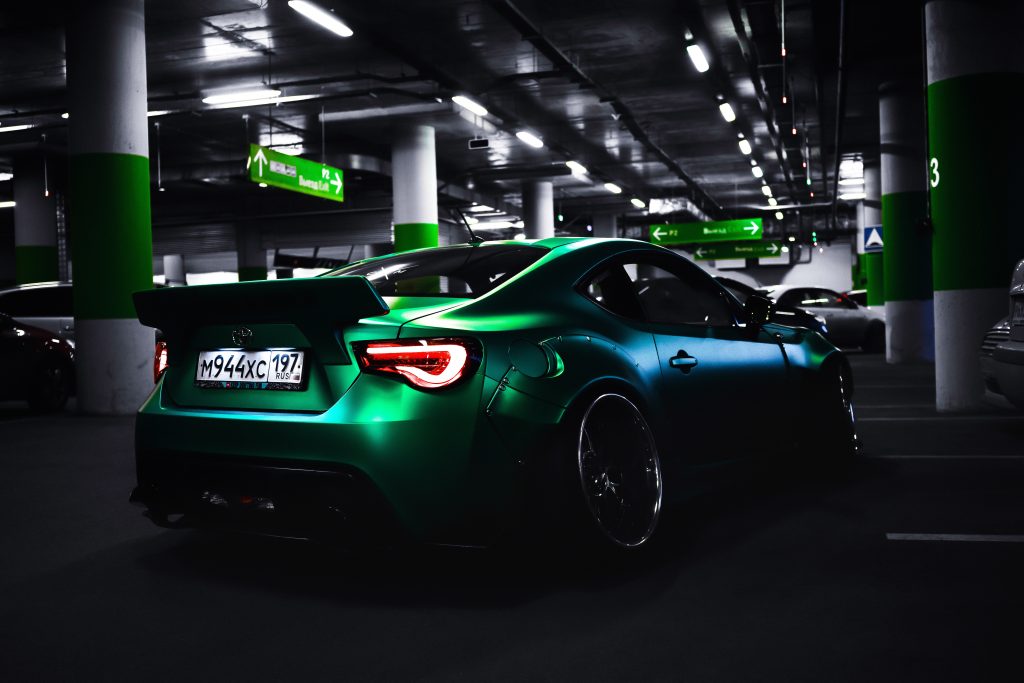 green super car