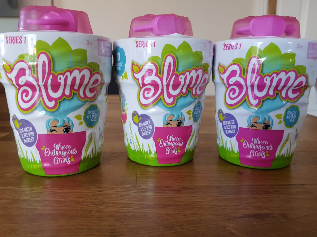 Blume dolls in their packets
