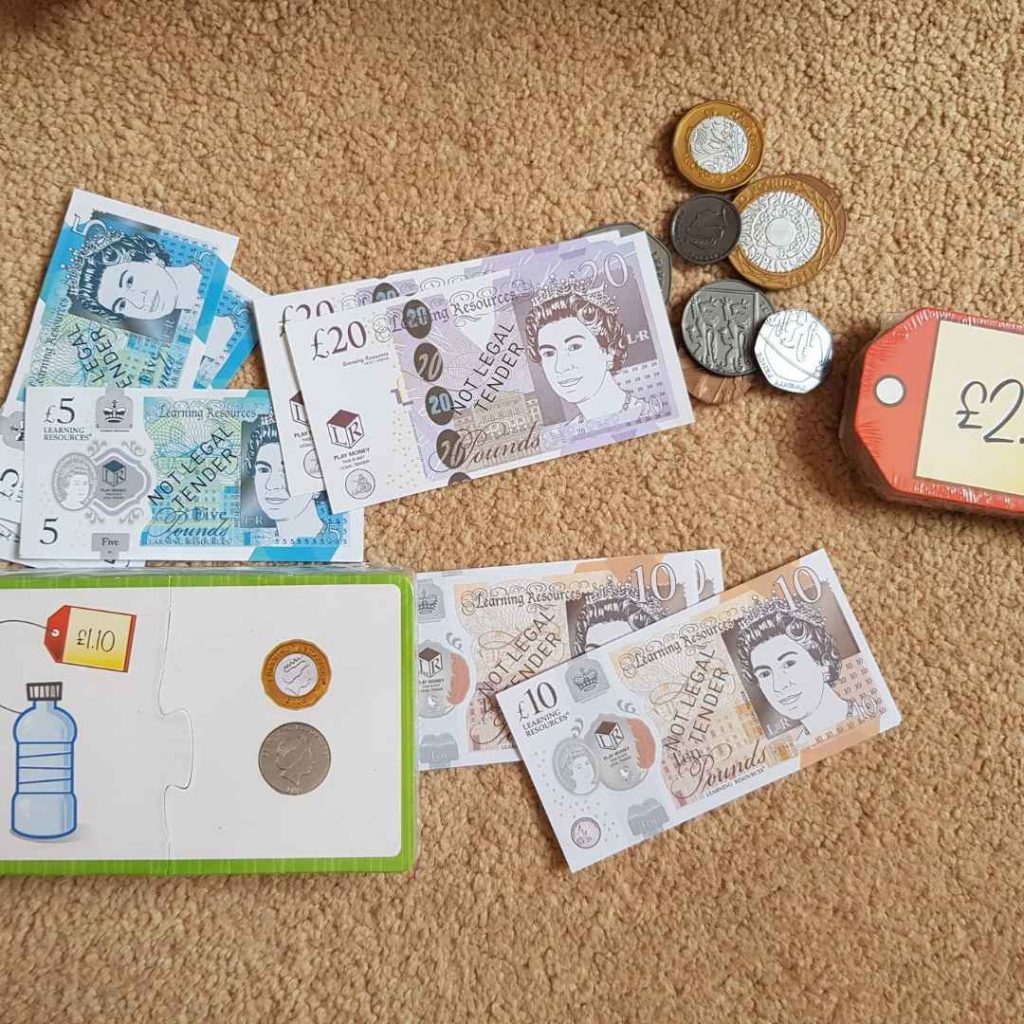money activity set learning resources review