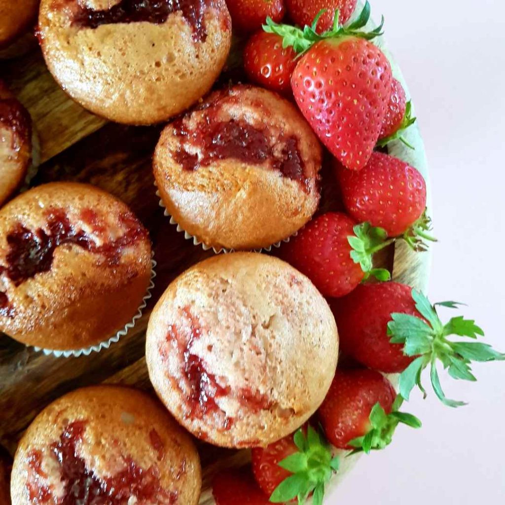 results of strawberry jam muffins recipe
