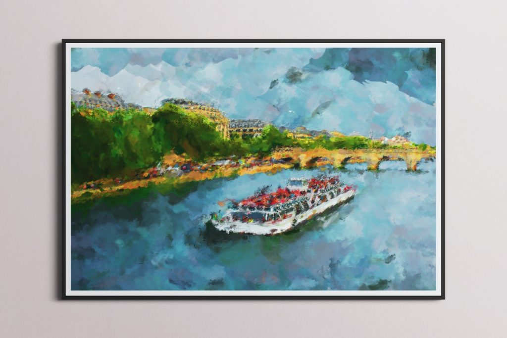 fine art america framed print of a river