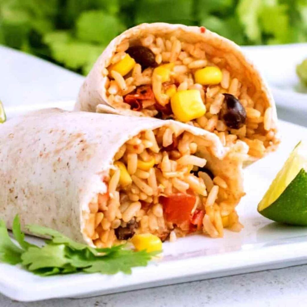 Vegetarian Mexican Burritos Recipe